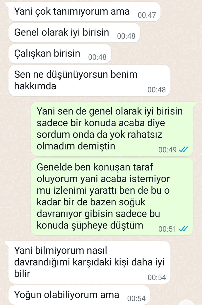 Konuşma sizce neyi gösterir?