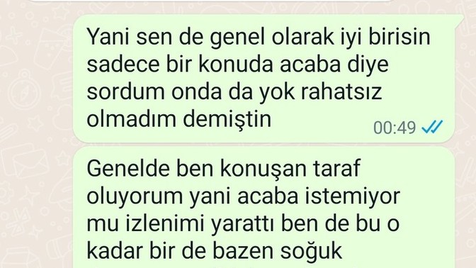 Konuşma sizce neyi gösterir?