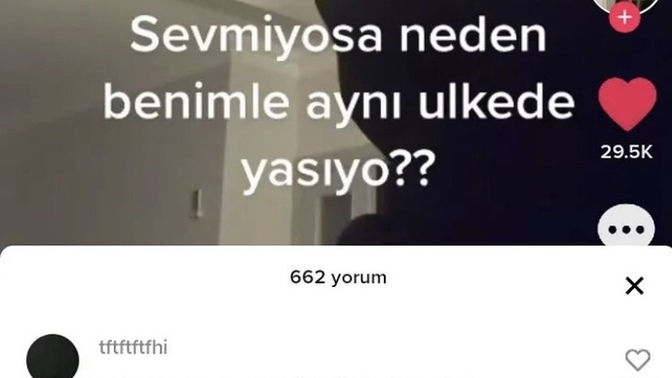 Sevmiyorsa benimle neden aynı ülkede yaşıyor?