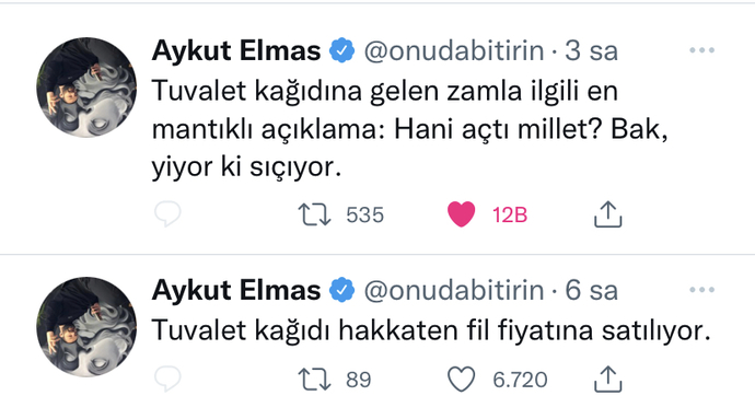 Tuvalet kağıdı ve kağıt havluya zam geldi! Şimdi ne edeceğiz 😆?