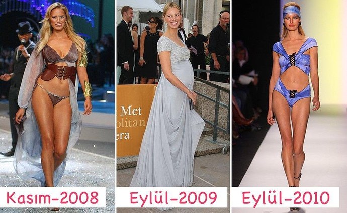 Karolina Kurkova hala taş gibi