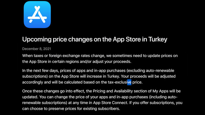 Appledan iPhone uygulamalarına Dolar kuru ayarı: 1 Dolarlık uygulama 17 lira oldu. Apple zammı hakkında ne düşünüyorsun?