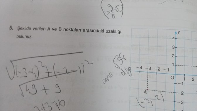 Ya bu sorunun cevabı nasıl kök 58?