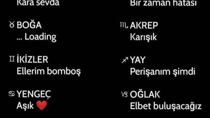 İlişki durumun nedir?