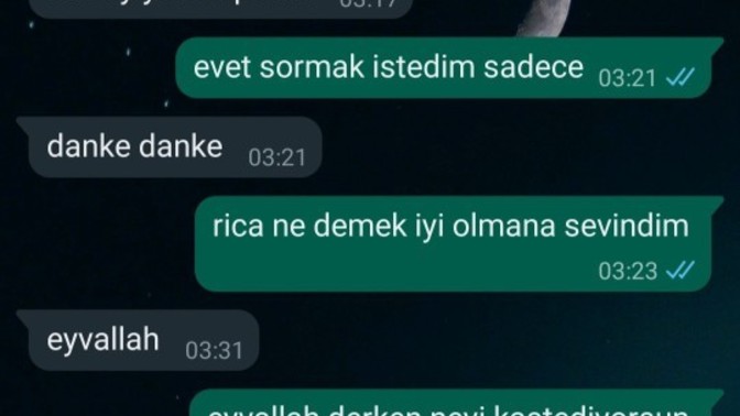 Konuşmayı kestiğim çocuğa dayanamayıp yeniden yazdım. Garip cevaplar verdi, ne yapmalıyım?