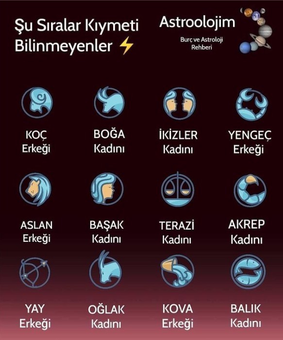 Bu sıralar hangi burçların değeri bilinmiyor😢?