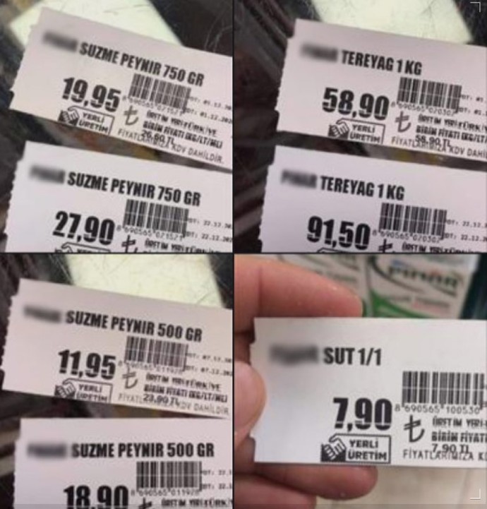 marketlerdeki her şey ithal dolarla satış görüyor her sabah gittiğimde yeni bir zam.Herkes hayal eder akp yapar. #teksevdamızErdogan (!) pic.twitter.com/QbhsaQW9lB— Ümit Kaptan (@umit_kaptan_) December 11, 2021