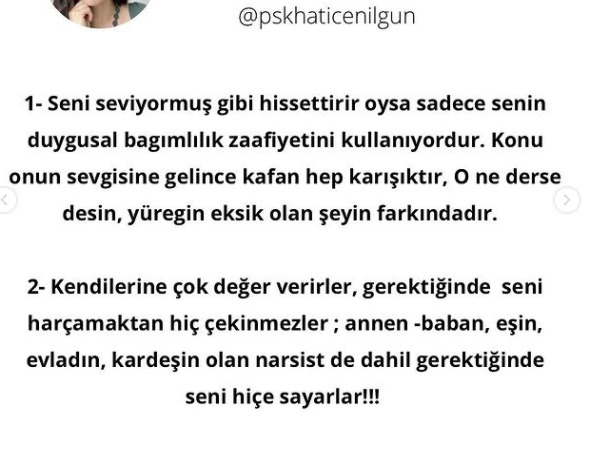 Narsist insanlar hakkında ne düşünüyorsun?