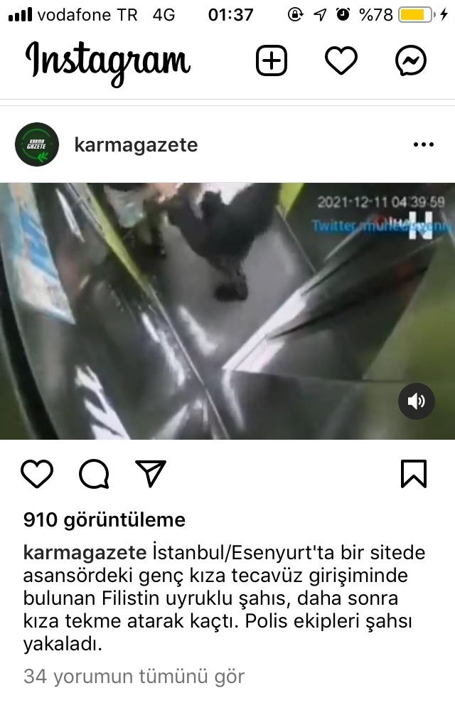 Esenyurt’ta yabancı uyruklu biri, kıza asansörde tecavüz girişiminde bulunmuş. Güvenliğimiz nasıl sağlanacak?