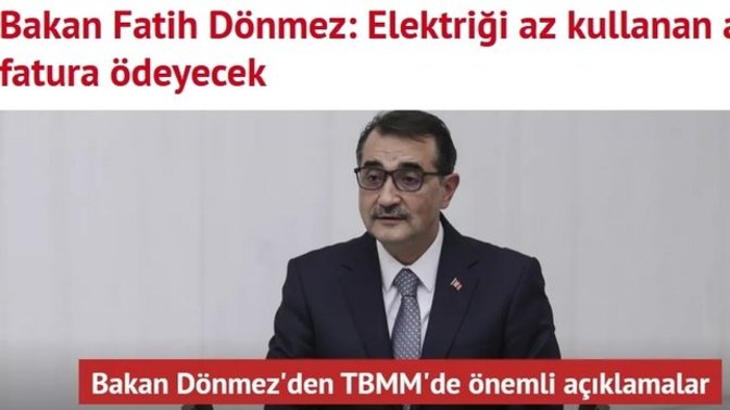 Enerji Bakanı, "Elektriği az kullanan az fatura ödeyecek" dedi. Size kaç lira elektrik faturası geliyor?