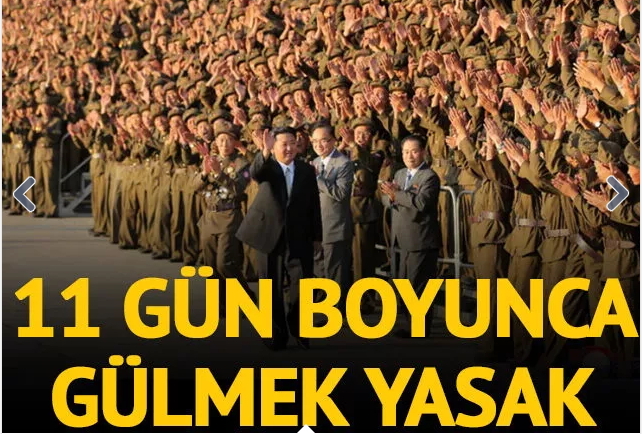 On bir gün boyunca gülmek yasaklandı! En son ne zaman güldünüz?
