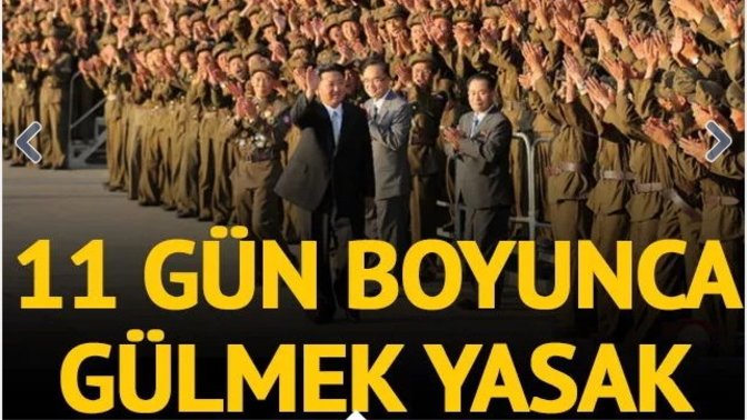 On bir gün boyunca gülmek yasaklandı! En son ne zaman güldünüz?