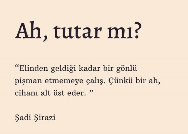Sizce ah tutar mı?