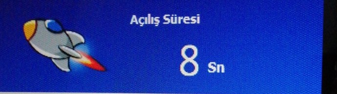 9 yillik laptop açılış sürem nasıl?