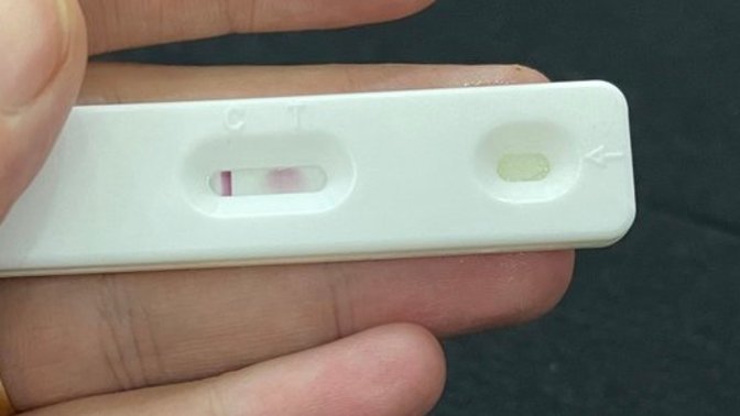 Gebelik testi böyle çıkan oldu mu?