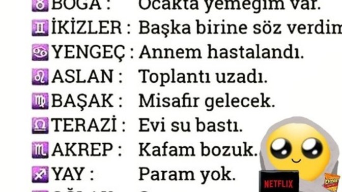 Nasıl bir bahaneye sığınırsın?