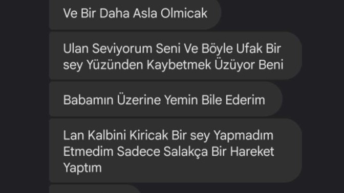 Ayrıldığım çocuk bunları yazdı. Ne yapsam?