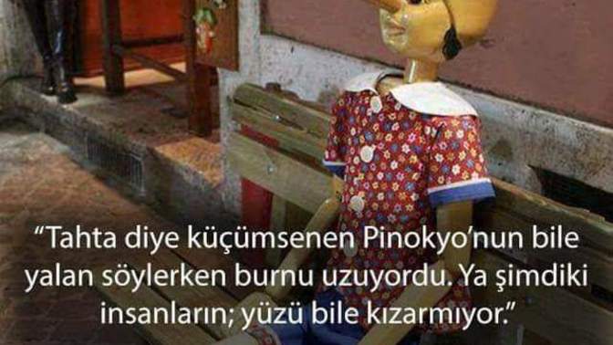 İnsanlarında “Pinokyo” gibi olmasını ister miydiniz? Yalan söylediklerinde burunlarının uzamasını ister miydiniz?