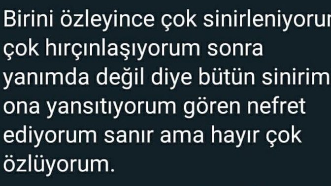 Birini özleyince öfkelenir misiniz?