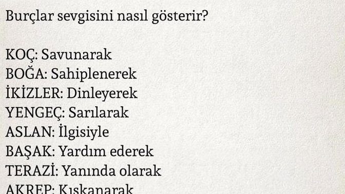 Peki sen sevgini nasıl gösterirsin?