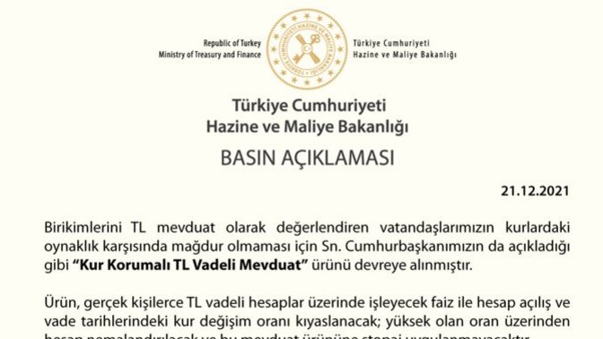 "Kur korumalı vadeli mevduat" ürününün orta ve uzun vadedeki ekonomist dokunuşları sizce nasıl olur?