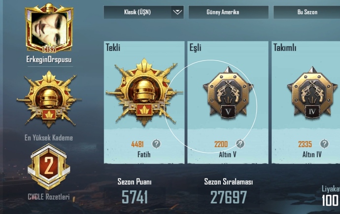 PUBGdeki isminiz nedir?