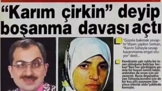 ''Karım çirkin'' deyip boşanma davası açtı! Sizce haklı mı?