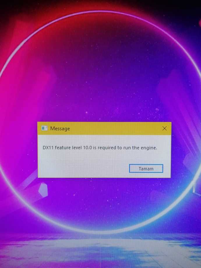 Formattan sonra oyunların hata vermesi?