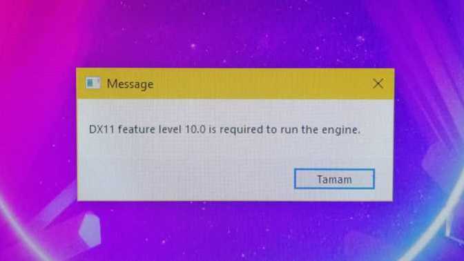 Formattan sonra oyunların hata vermesi?