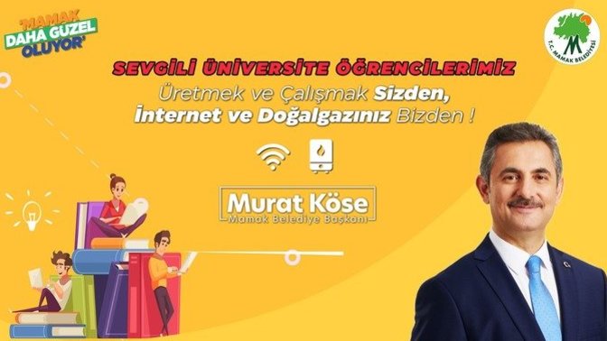 Mamak Belediyesi'nden öğrencilere destek: Elektrik ve internet giderleri, belediye tarafından karşılanacak! Ne düşünüyorsunuz ?
