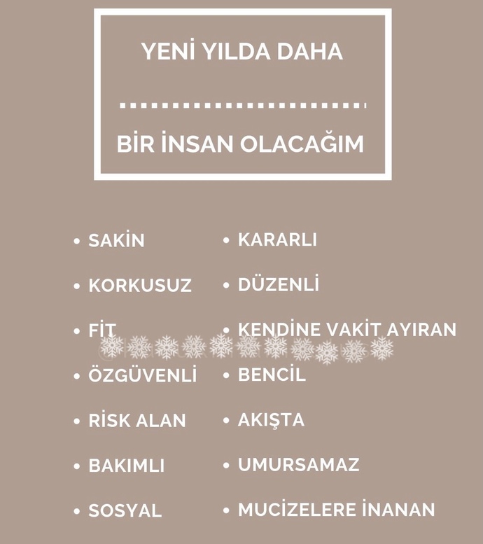 Yeni Yılda “daha” nasıl bir insan olacaksın?