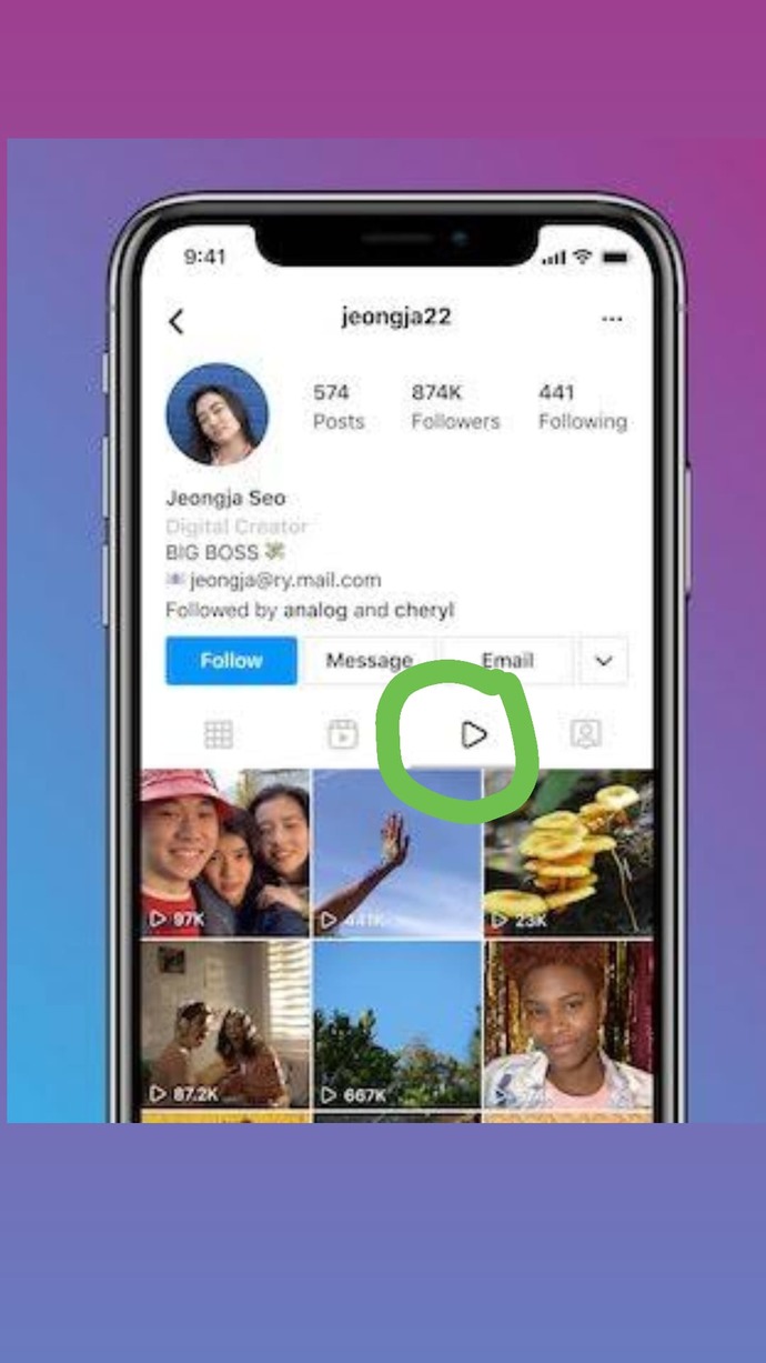 Instagramda videomuzu kimler izlemiş, görebilir miyiz?