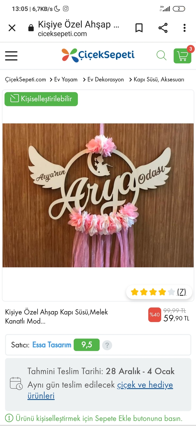 Bebek kapı süsü için hangisi sizce hediye alıcam da ?