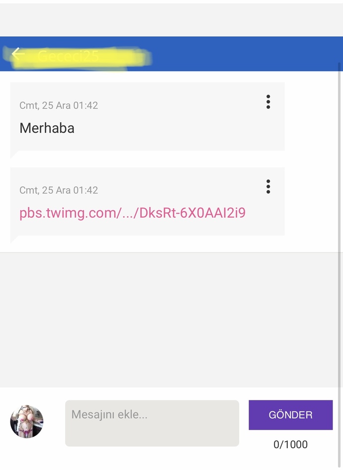 Size de Nude atanlar oluyor mu? Bakın bu zorbalıktır tacizdir? Neden yapıyorsunuz?