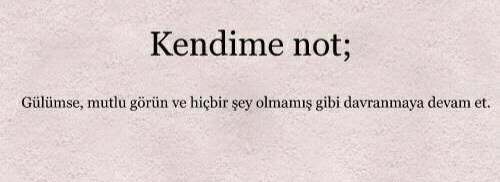 2022 yılında kendime not! Kendinize yeni yıl için bir notunuz var mı?