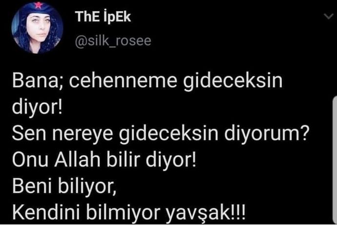 Sitede hiç kimseyle konuşmuyorum diyen bariz yalan mı söyler?