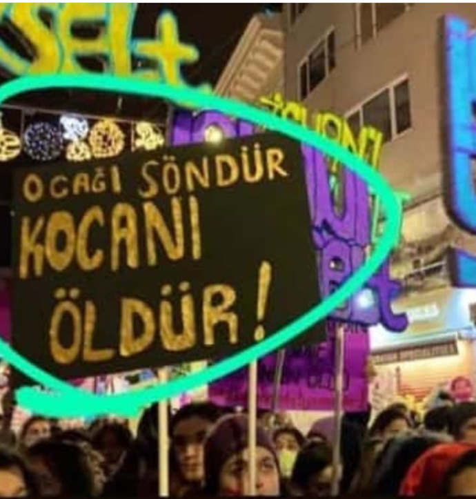 Feminizm yürüyüşündeki sloganlar hakkında fikirleriniz nedir?