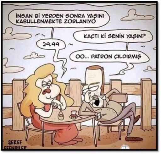 Yaşınızı gösteriyormusunuz?