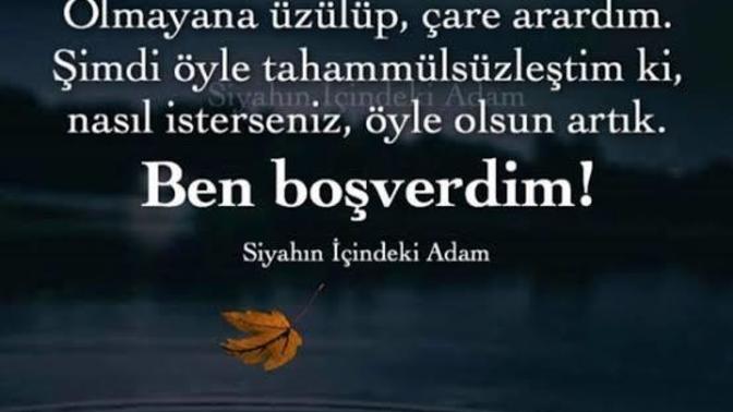 En son neleri boşverdiniz?