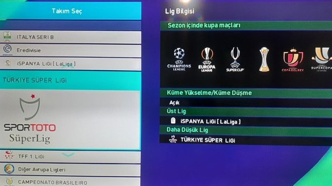 PES 2021 ana ligde küme yükselmeyi (düşme değil) kapatmanın bir yolu yok mu?