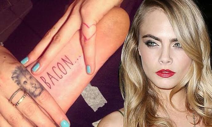 Selena Gomez ve Cara Delevingne kanayan gül dövmesi yaptırdı. Bu kekolukta zirve olabilir mi?