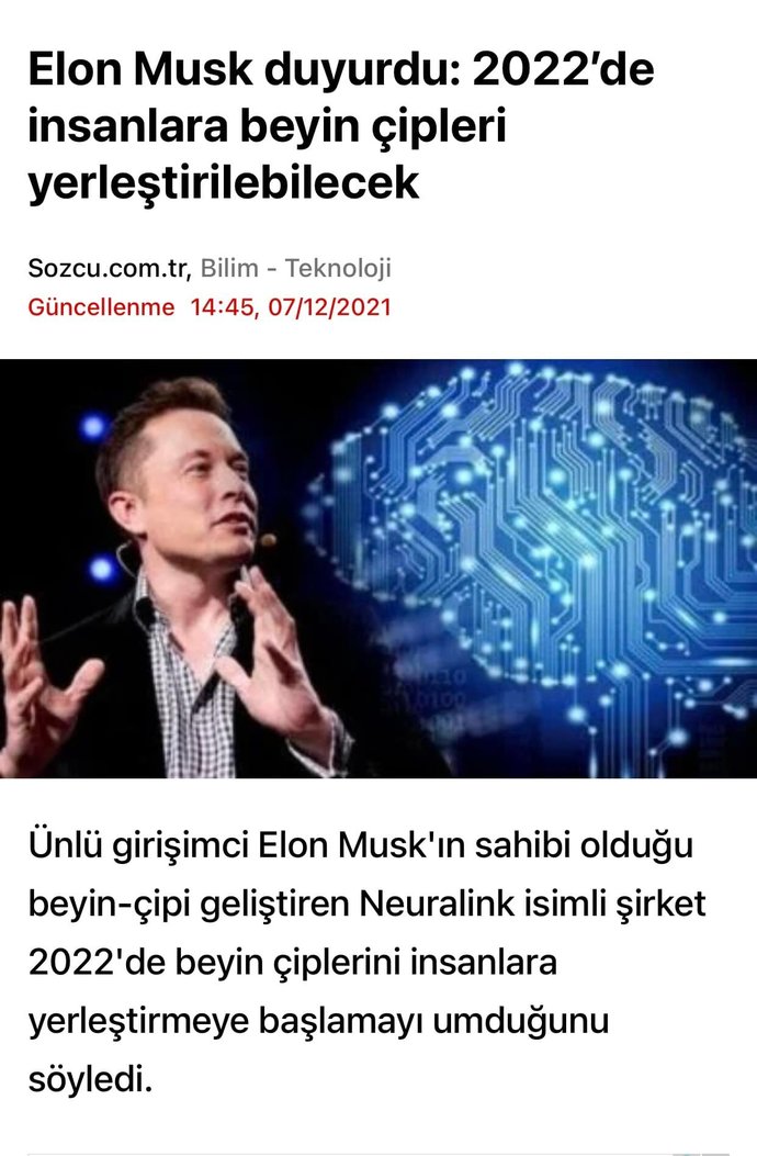 Kanal Dden deri altı çipi önerisi geldi. Aşı durumunu gösterecekmiş hes kodu yerine çip. Ne düşünüyorsunuz?