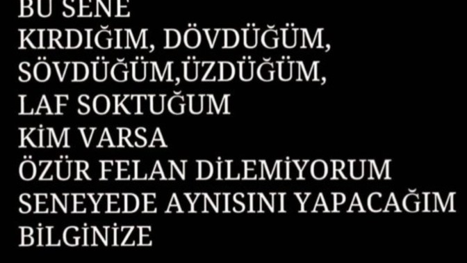 Kırdığınız kişilerden özür dileyecek misiniz?