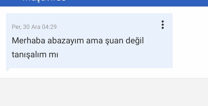 Sizce tanışmalı mıyım?