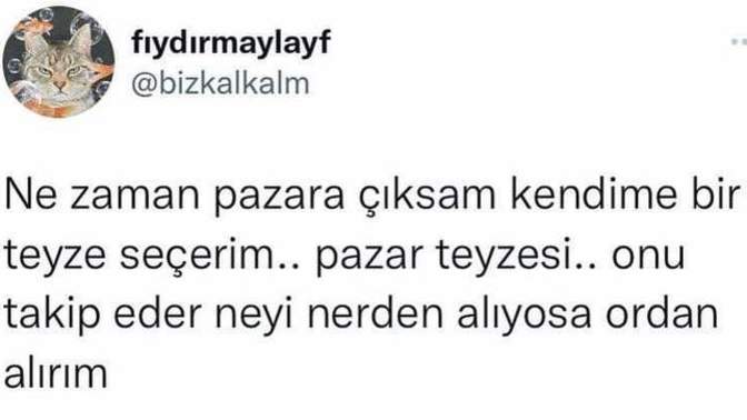 Pazar alışverişi yapıyor musunuz?