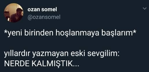 Eski sevgiliye mesaj atılır mı?