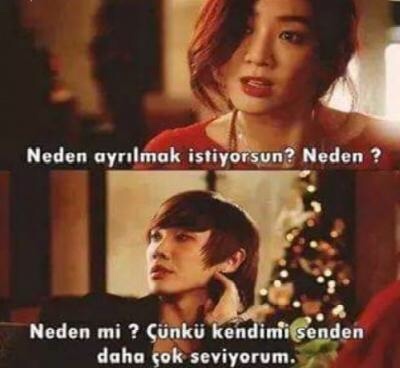 Ayrıldığınız kişiye en son ne söylersiniz?