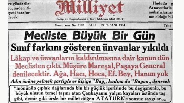 Tarihte Bugün: Soyadı Kanunu yürürlüğe girdi! Soyadınızı seviyor musunuz?