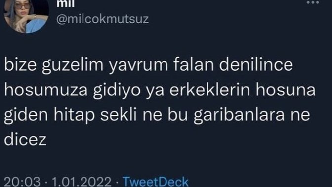 Sevgilinizin size nasıl hitap etmesini istersiniz?