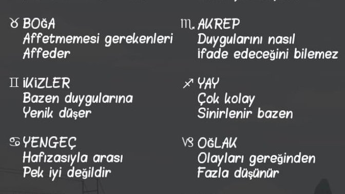 Burçların en büyük zayıflıkları nedir?